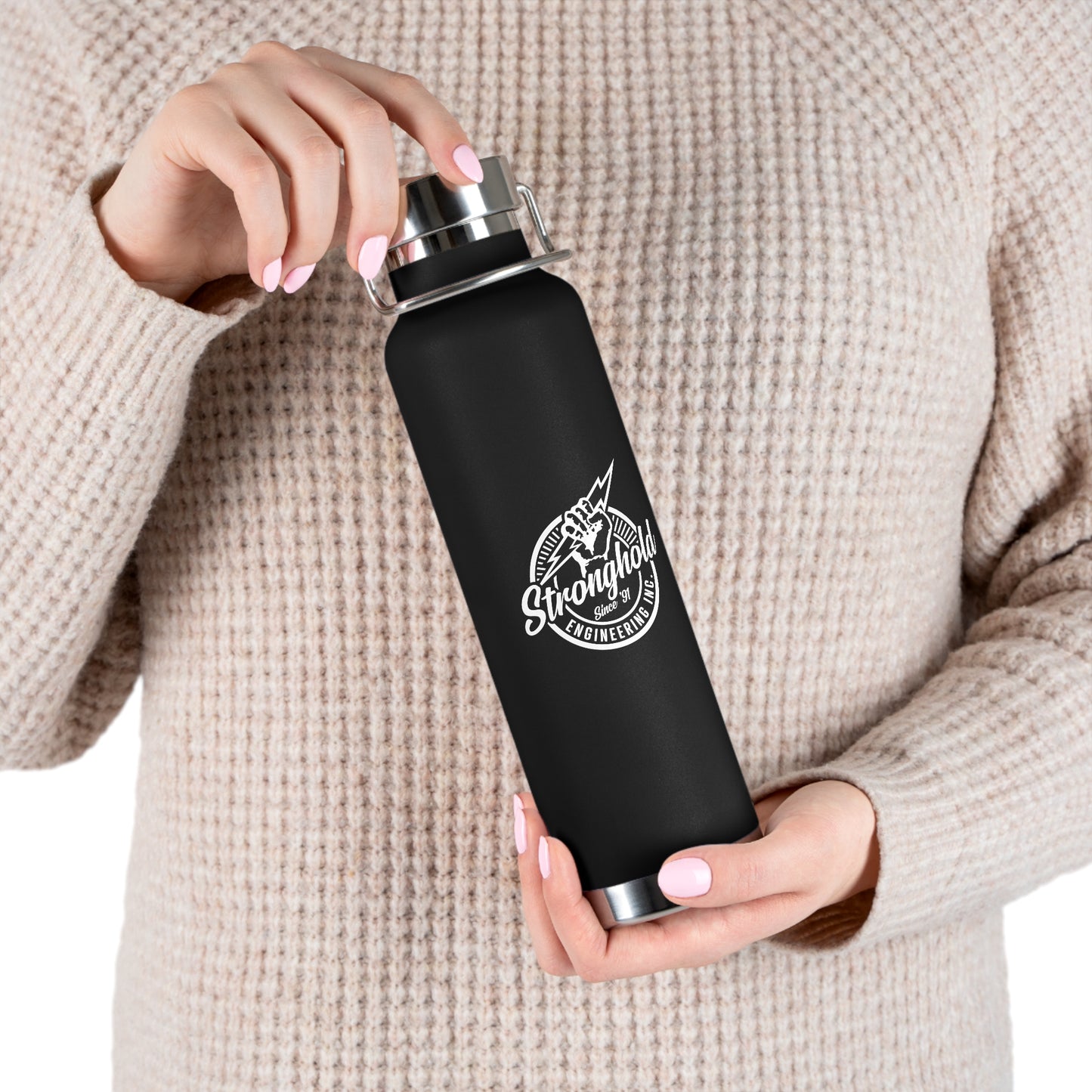 Copper Vacuum Insulated Bottle, 22oz