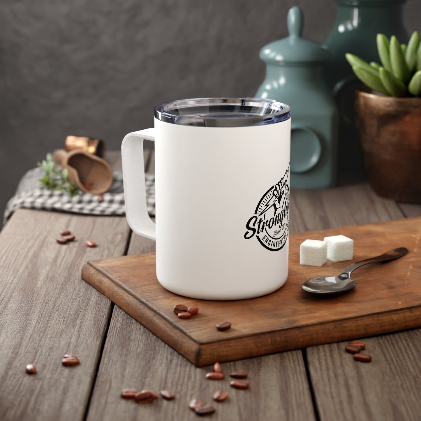 Insulated Coffee Mug, 10oz